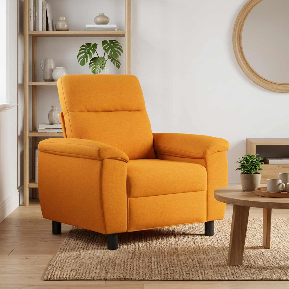 Sofa Tamno žuta 95 x 90 x 95 cm Tkanina