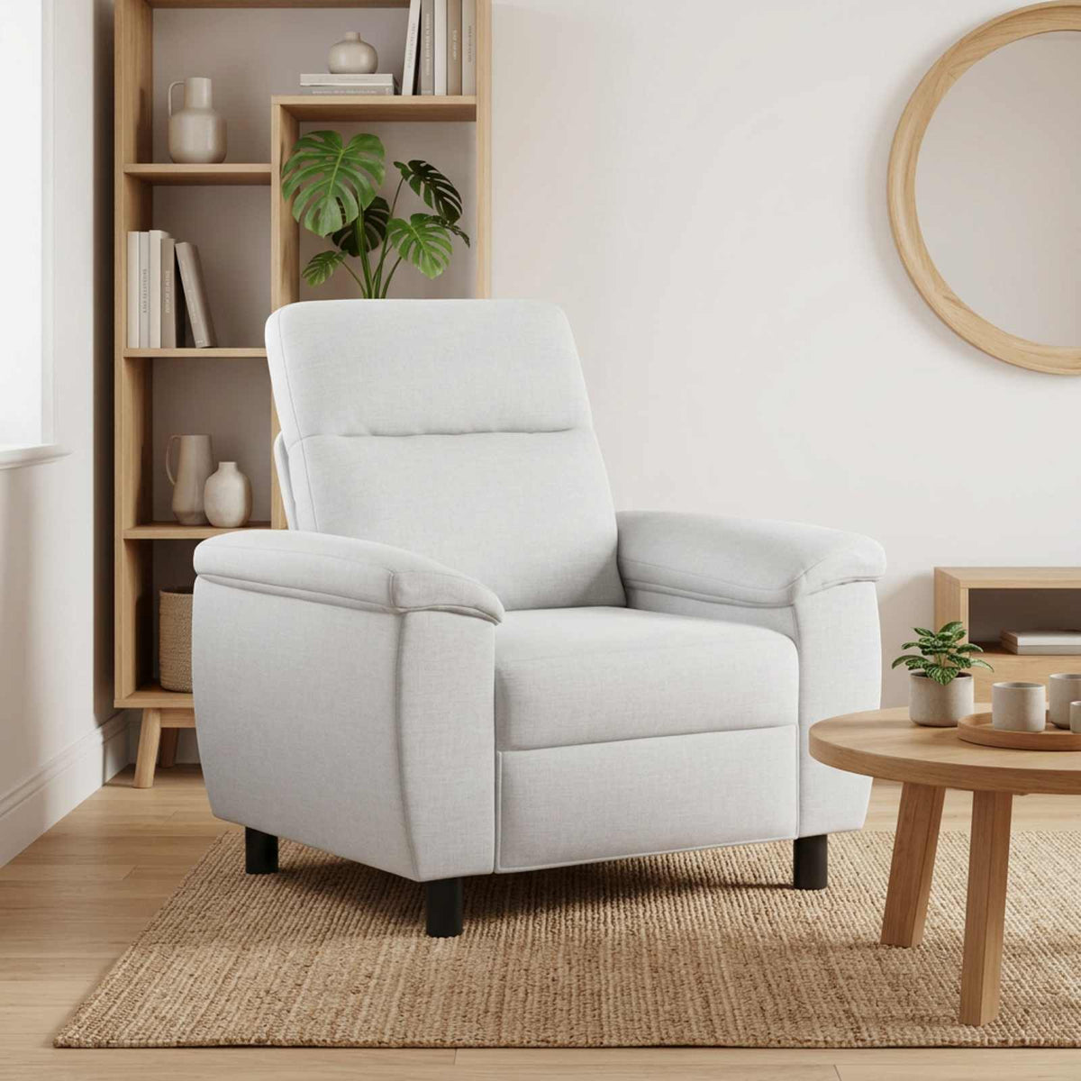 Sofa Bijela 95 x 90 x 95 cm Tkanina