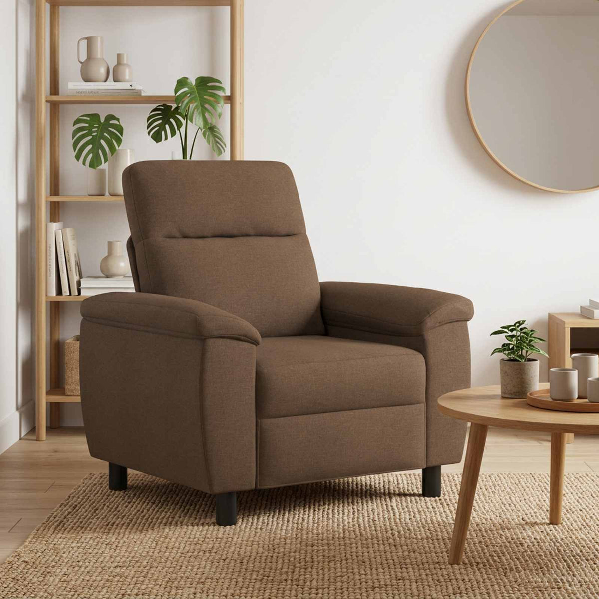 Sofa Smeđa 95 x 90 x 95 cm Tkanina