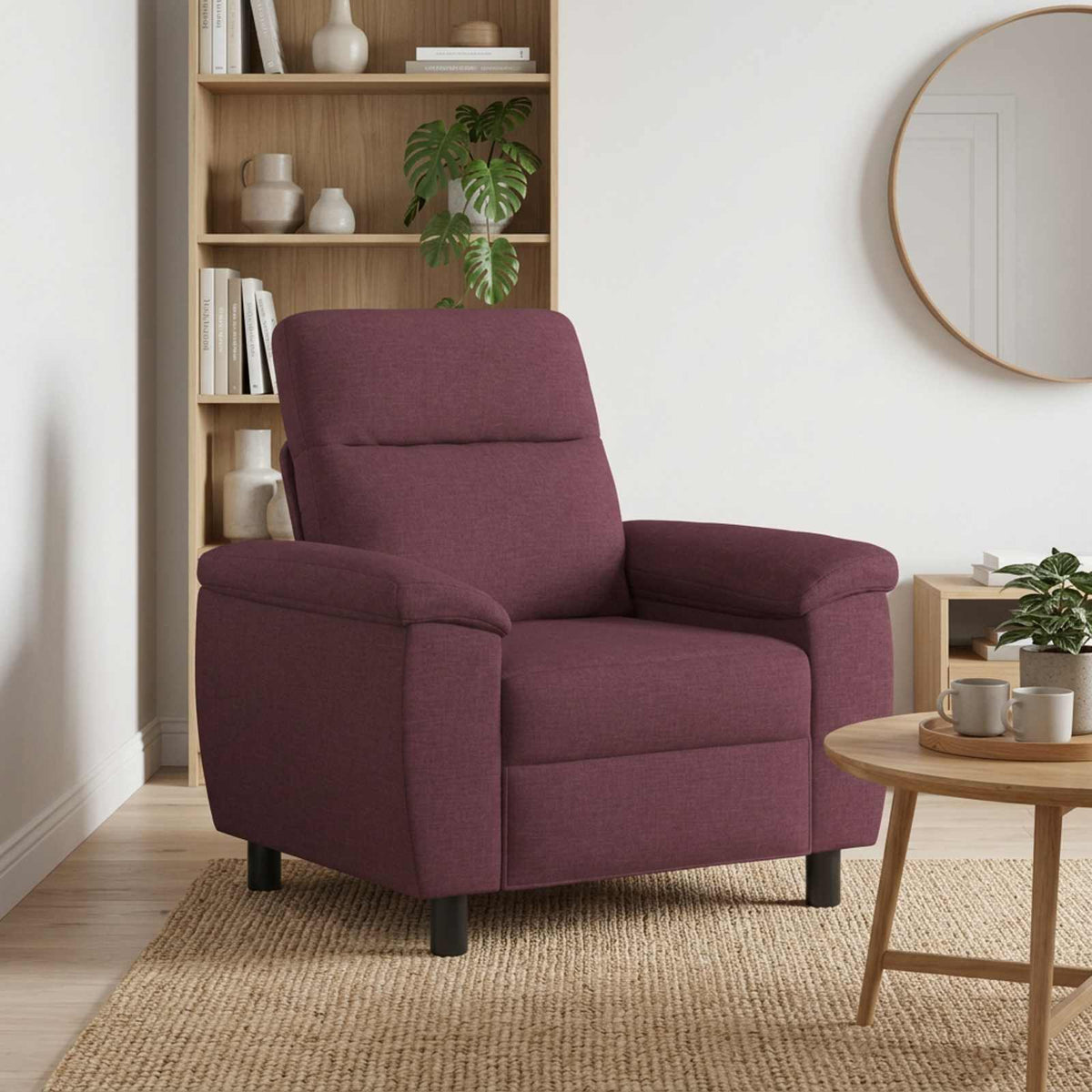 Sofa Ljubičasta 95 x 90 x 95 cm Tkanina