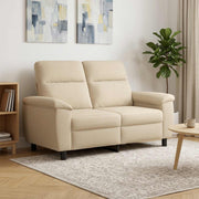 Sofa Krem 158 x 90 x 95 cm Tkanina