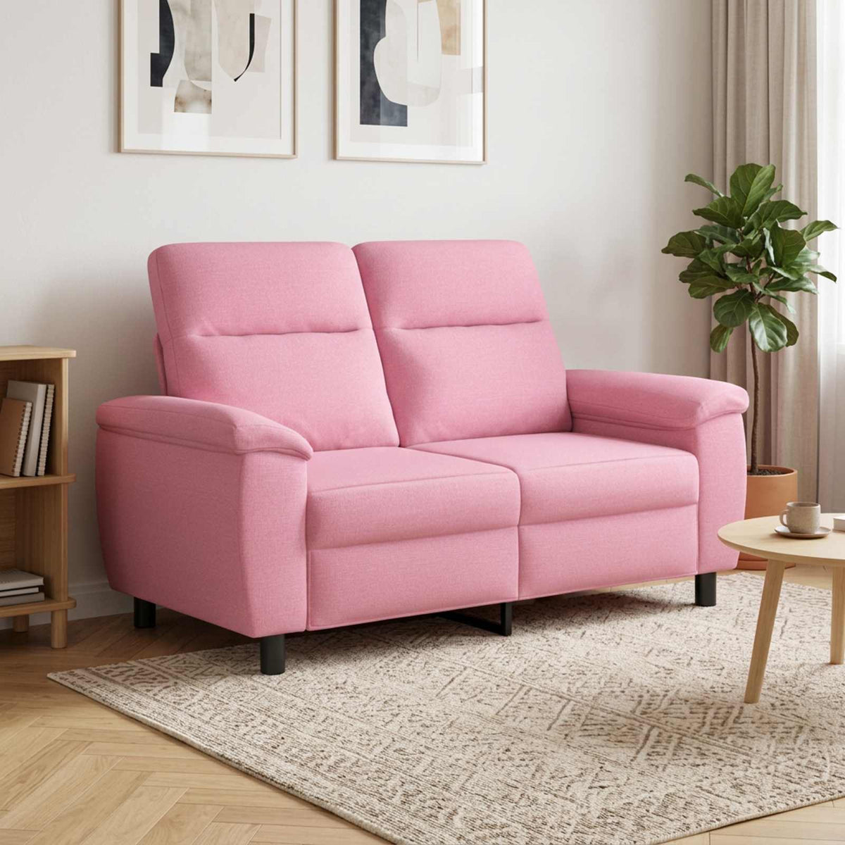 Sofa Ružičasta 158 x 90 x 95 cm Tkanina