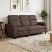 Sofa Tamno smeđa 214 x 90 x 95 cm Tkanina