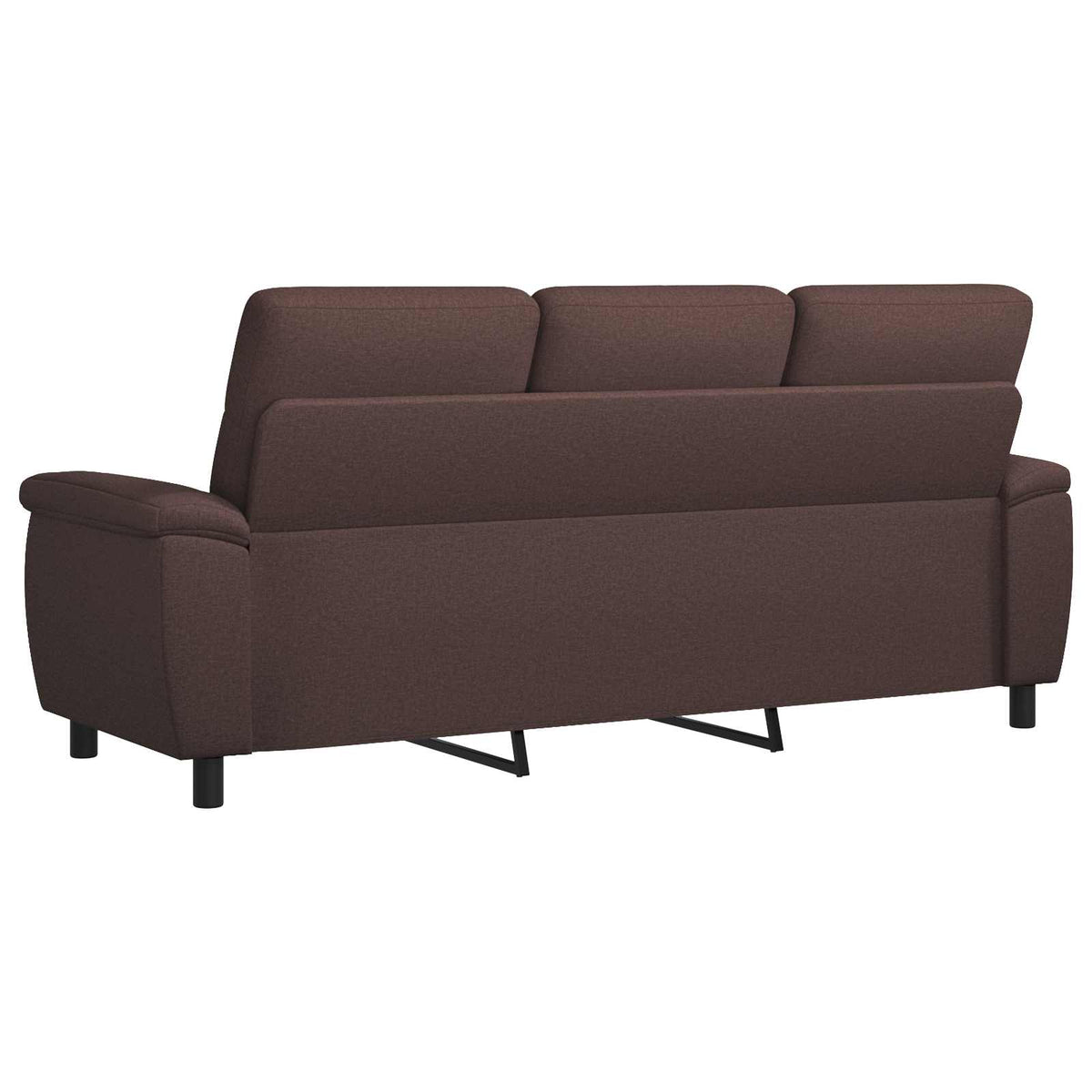 Sofa Tamno smeđa 214 x 90 x 95 cm Tkanina