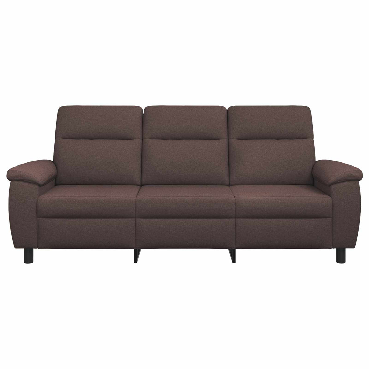 Sofa Tamno smeđa 214 x 90 x 95 cm Tkanina