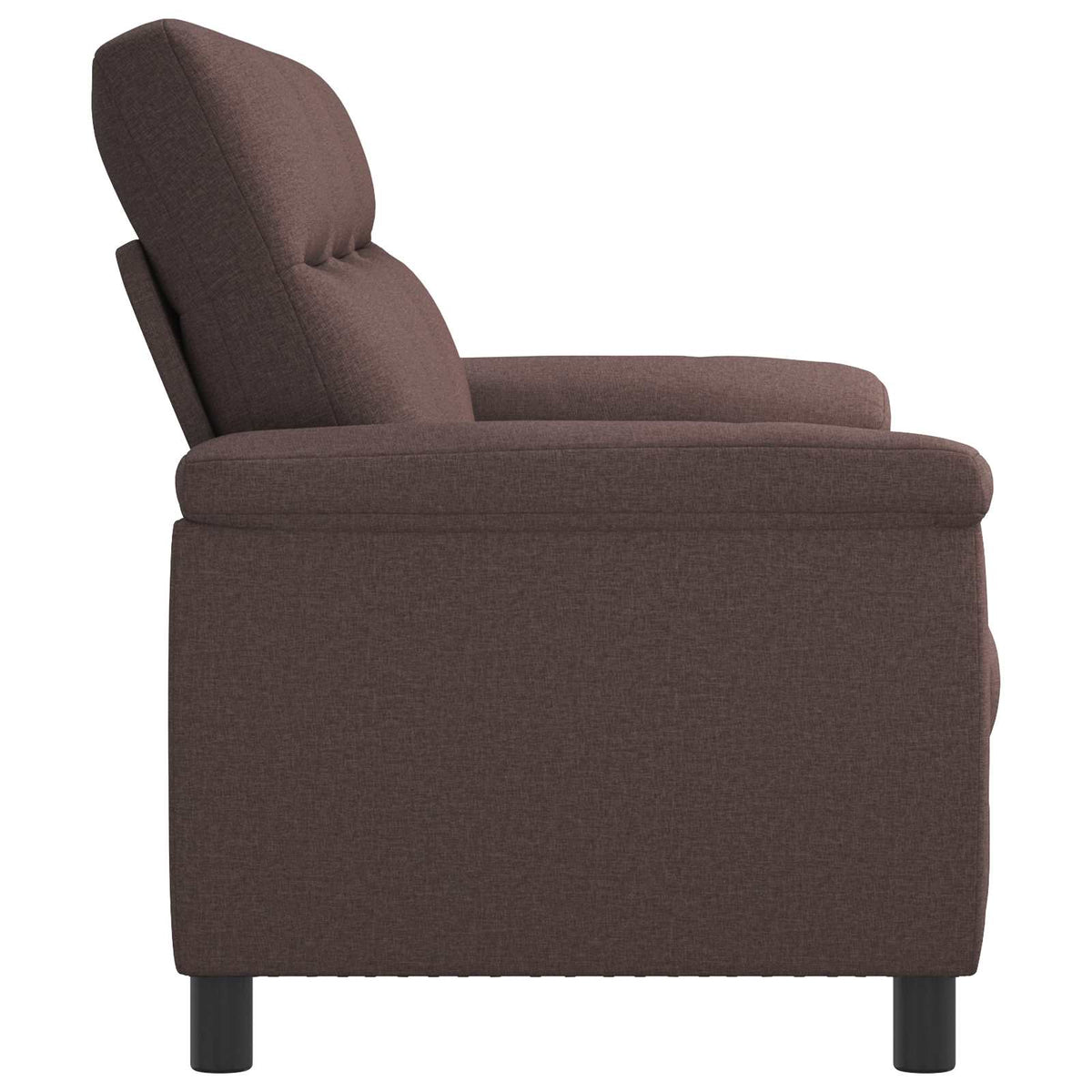 Sofa Tamno smeđa 214 x 90 x 95 cm Tkanina