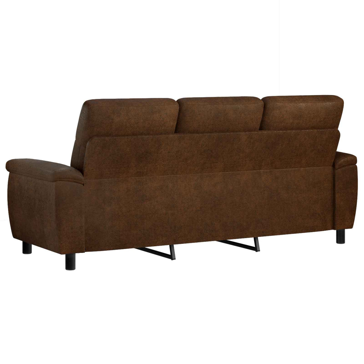 Sofa Smeđa 214 x 90 x 95 cm Umetnička suknja koža