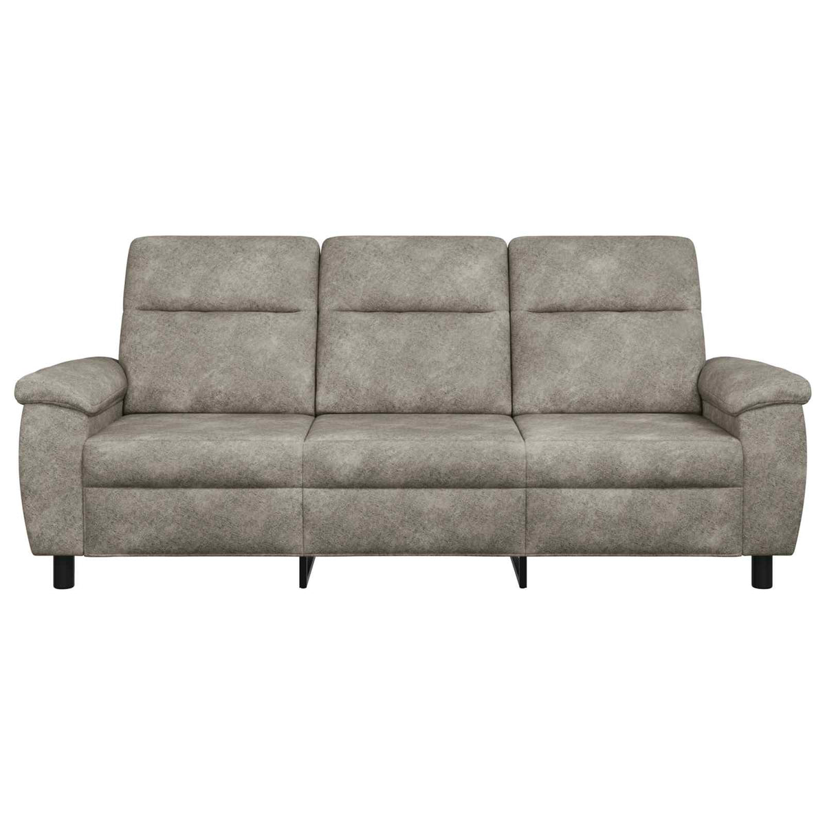 Sofa Svjetlosiva 214 x 90 x 95 cm Umetnička suknja koža