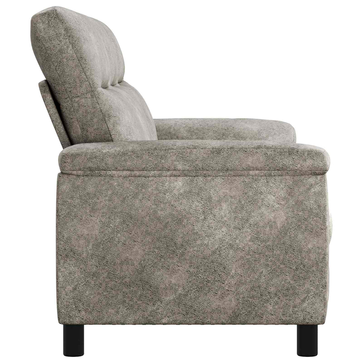 Sofa Svjetlosiva 214 x 90 x 95 cm Umetnička suknja koža