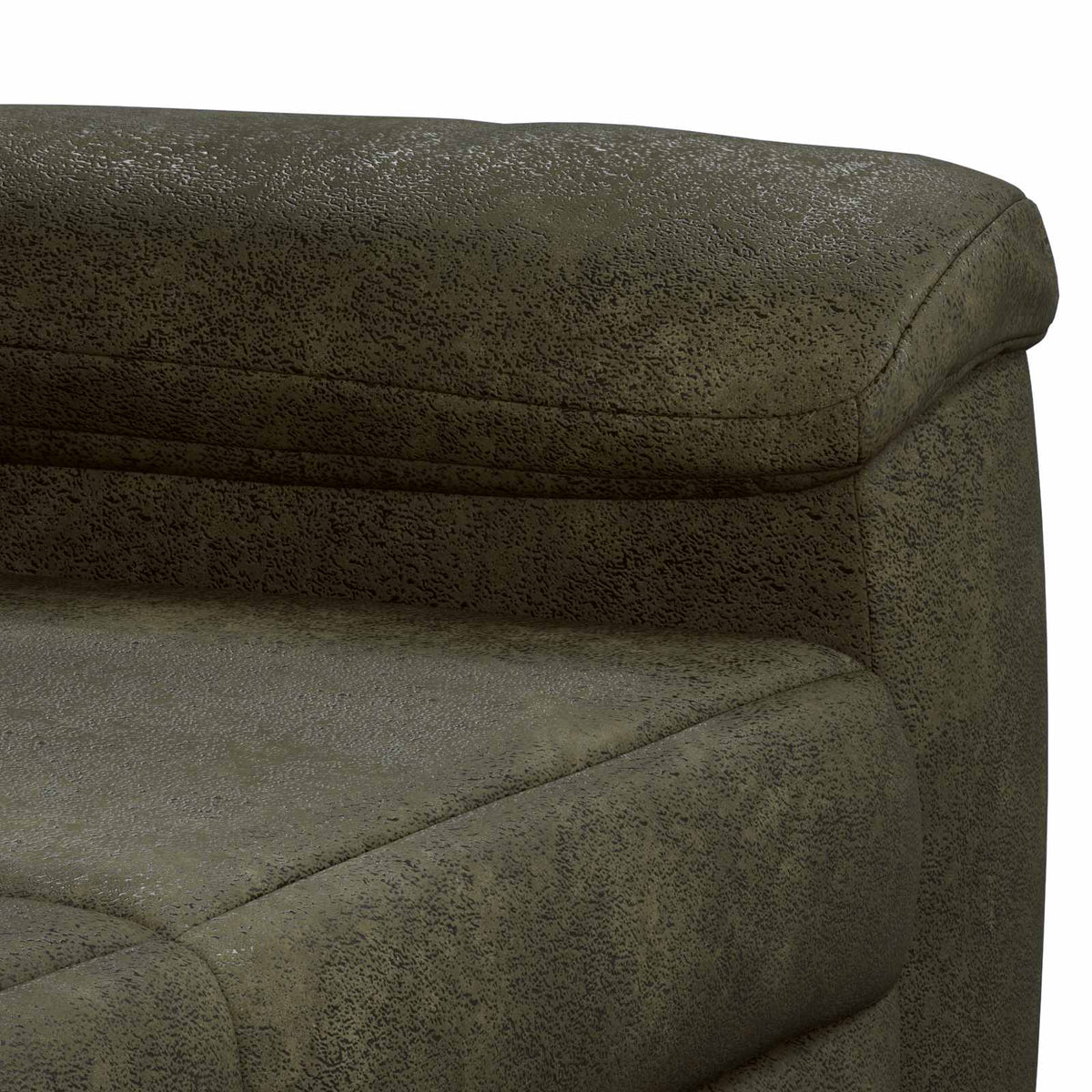 Sofa Maslinasto zelena 214 x 90 x 95 cm Umetnička suknja koža
