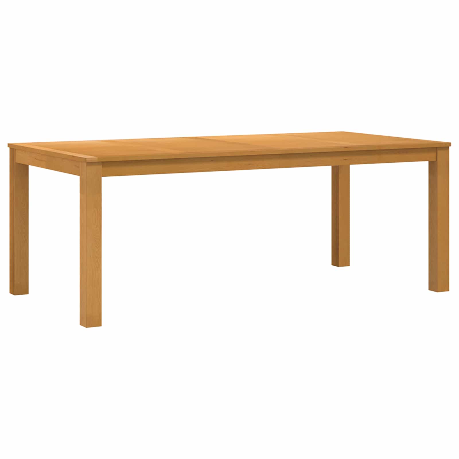 Stol za objedovanje 200 x 100 x 75 cm Čvrsto Hrastovo Drvo