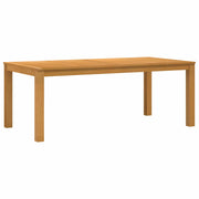 Stol za objedovanje 200 x 100 x 75 cm Čvrsto Hrastovo Drvo