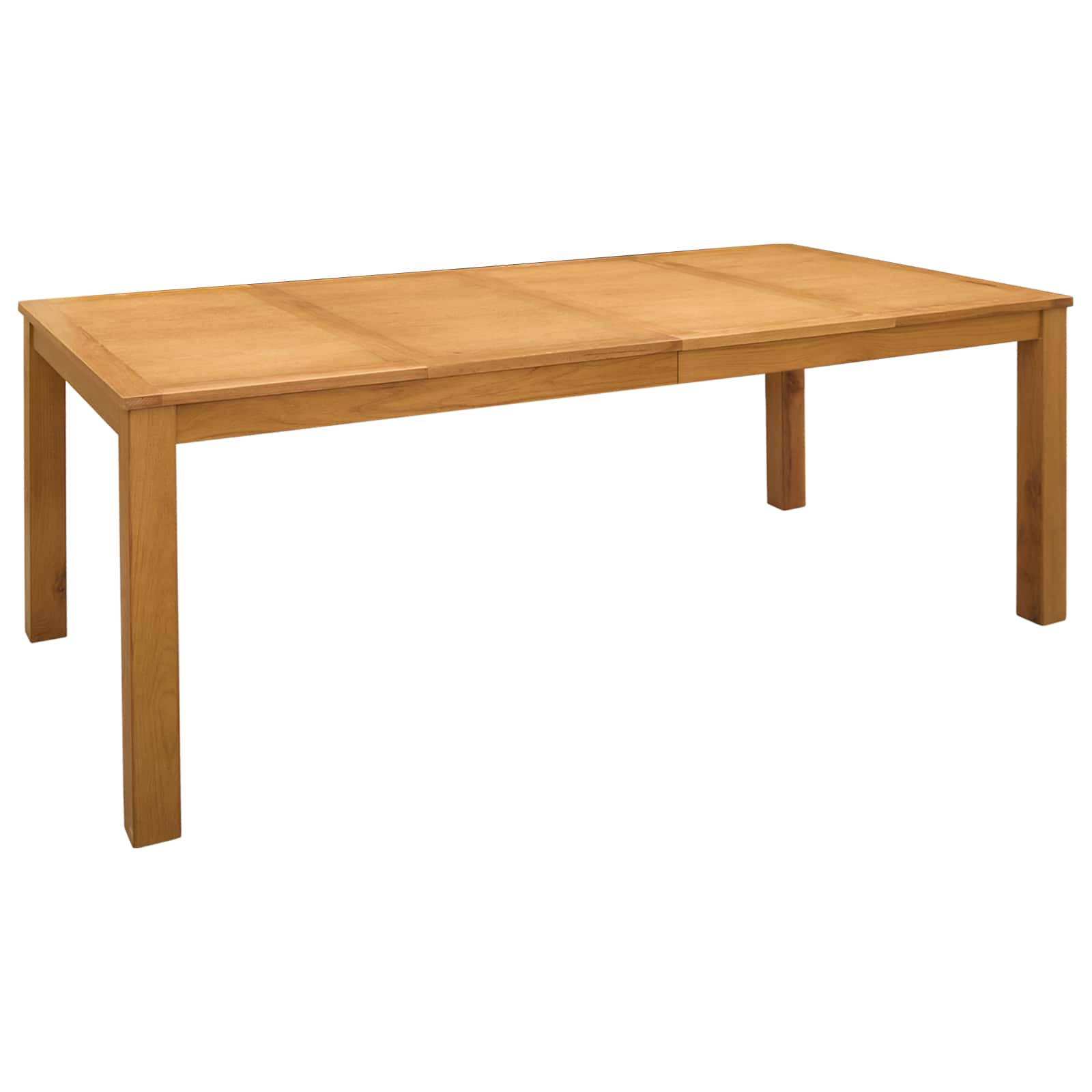 Stol za objedovanje 200 x 100 x 75 cm Čvrsto Hrastovo Drvo