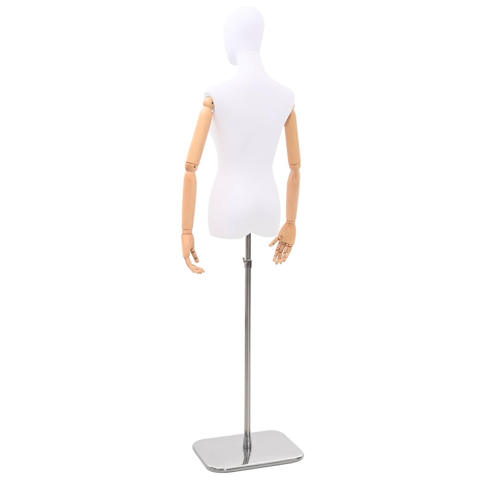 Podesivi maneken 165-213 cm s postoljem Žena PP Bijela