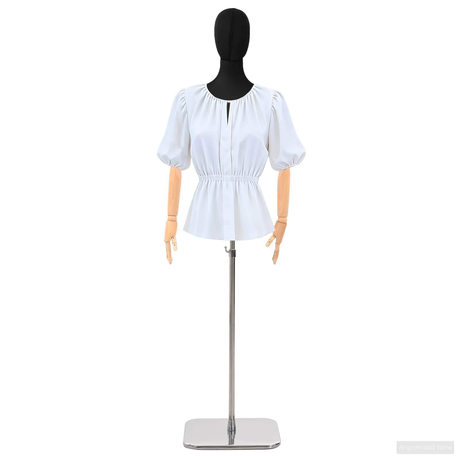 Podesivi maneken 165-213 cm s postoljem Žena PP Crna