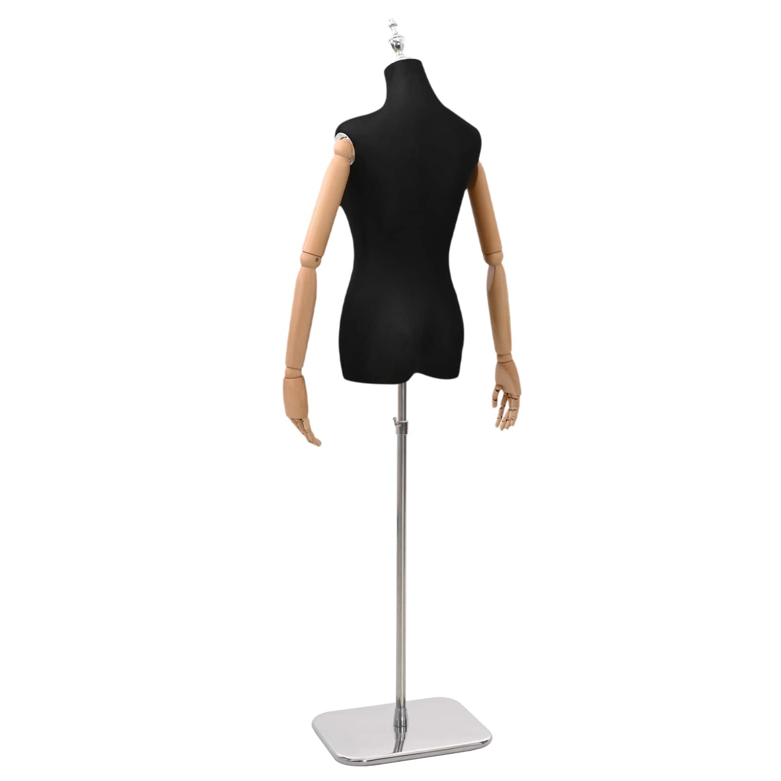 Podesivi maneken 165-213 cm s postoljem Žena PP Crna