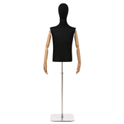 Podesiva lutka 170-218 cm s postoljem Muškarac PP Crna