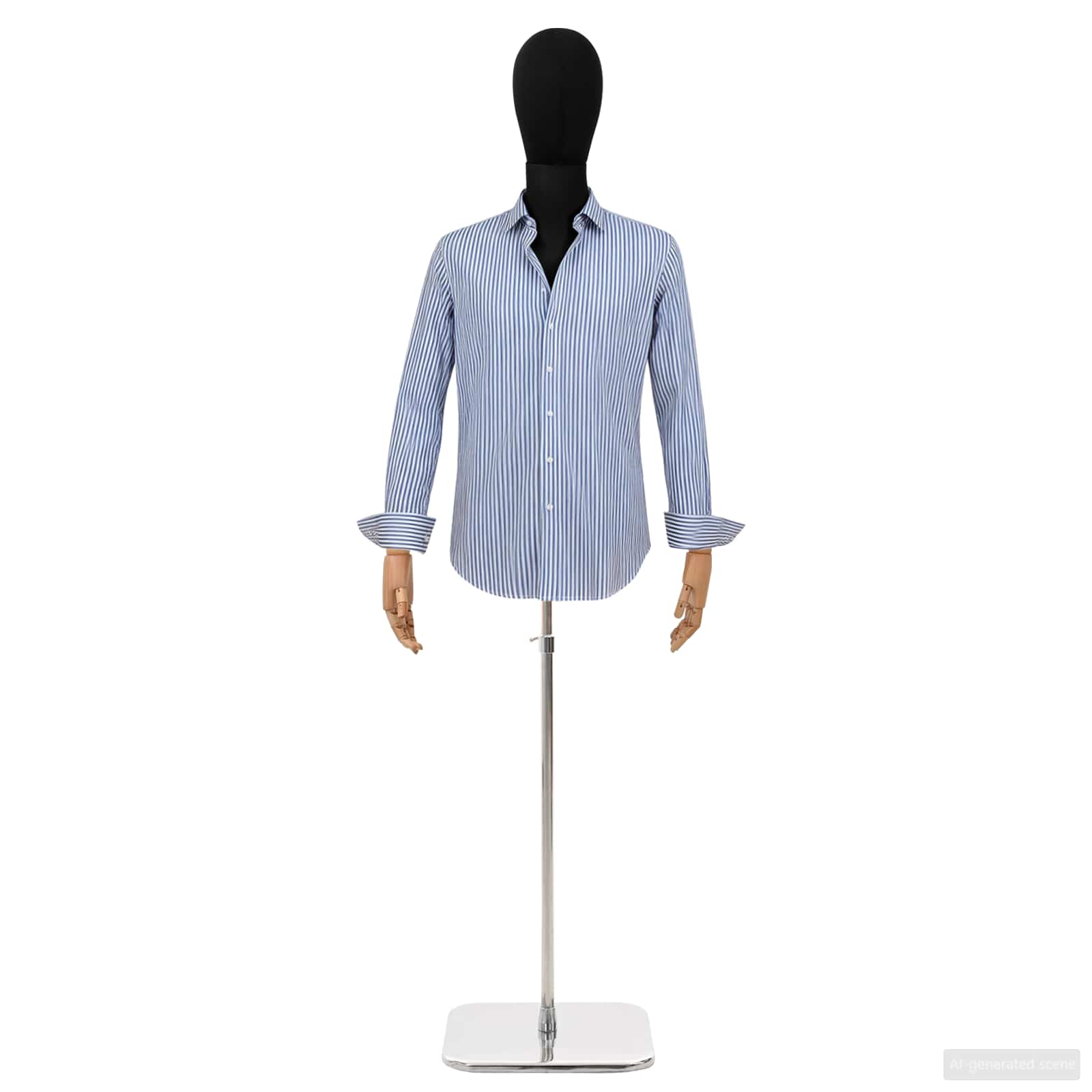 Podesiva lutka 170-218 cm s postoljem Muškarac PP Crna