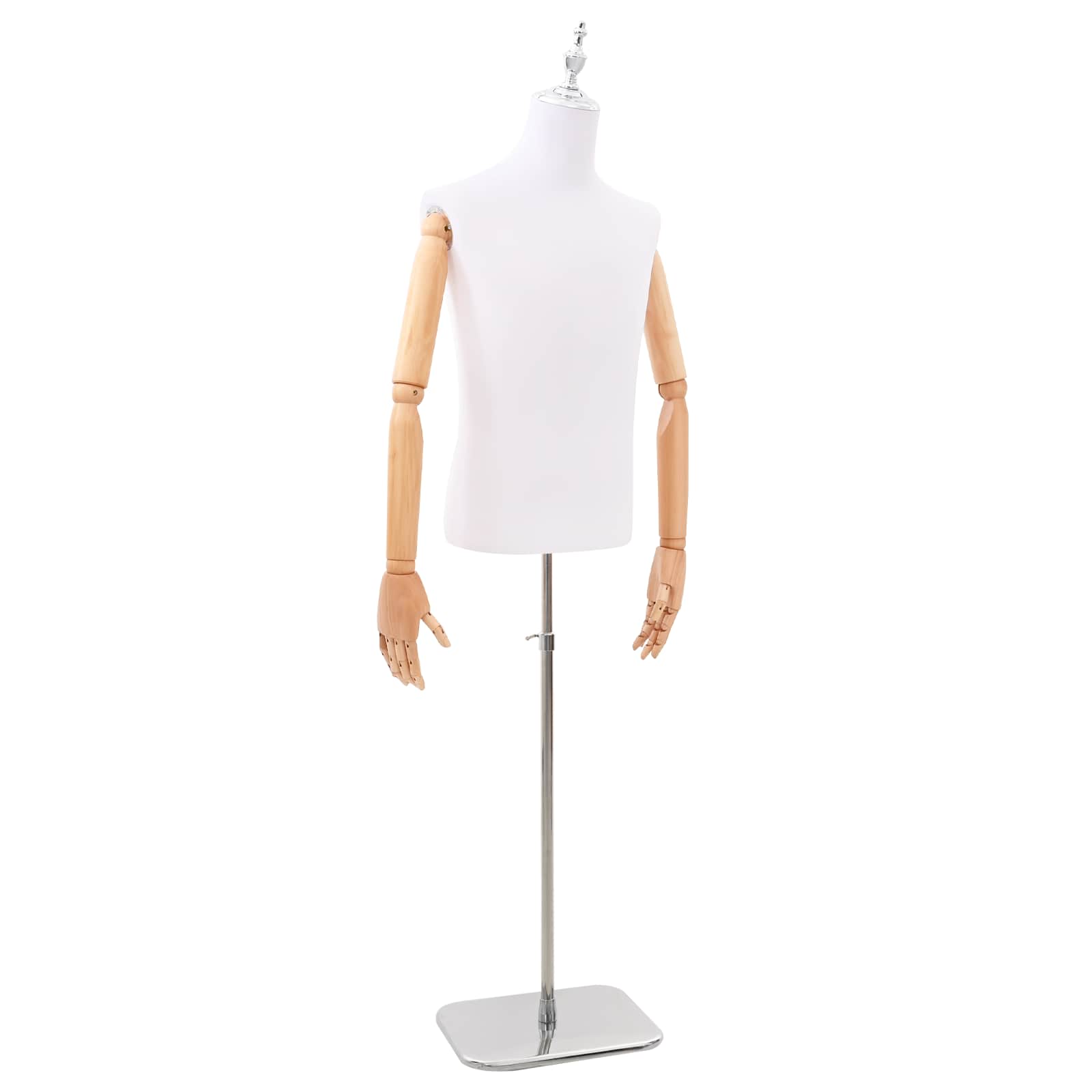 Podesiva lutka 170-218 cm s postoljem Muškarac PP Bijela
