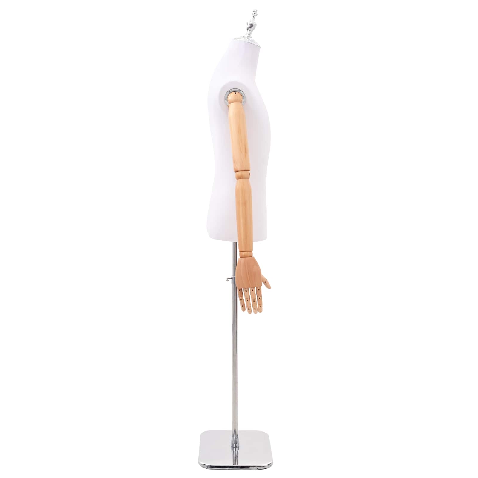 Podesiva lutka 170-218 cm s postoljem Muškarac PP Bijela