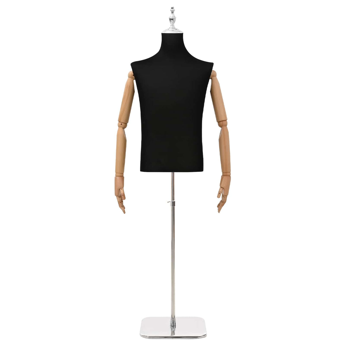 Podesiva lutka 170-218 cm s postoljem Muškarac PP Crna