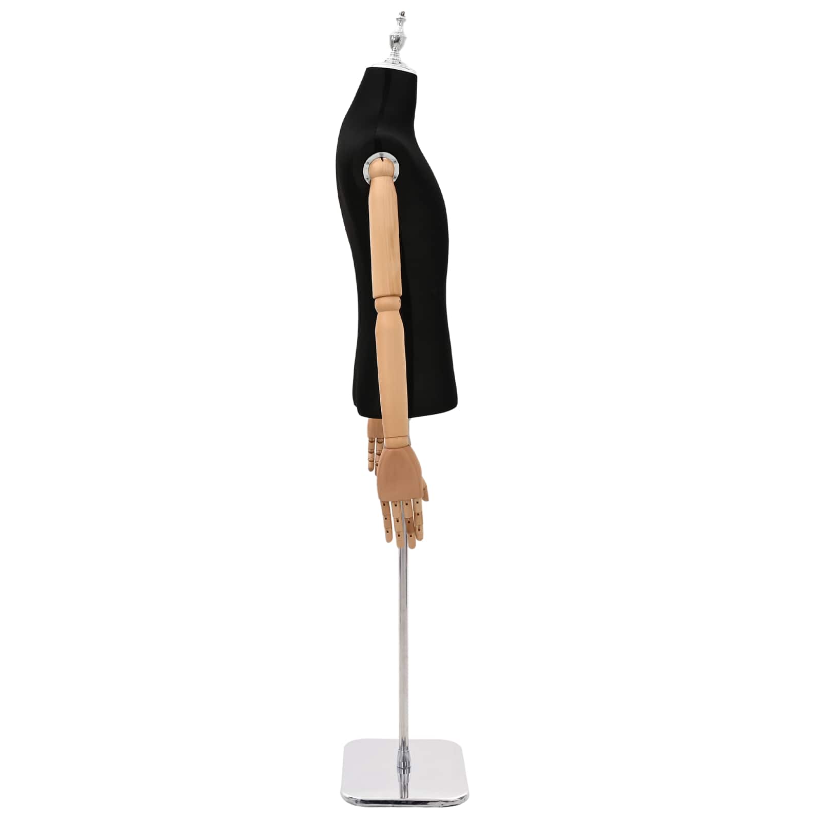 Podesiva lutka 170-218 cm s postoljem Muškarac PP Crna