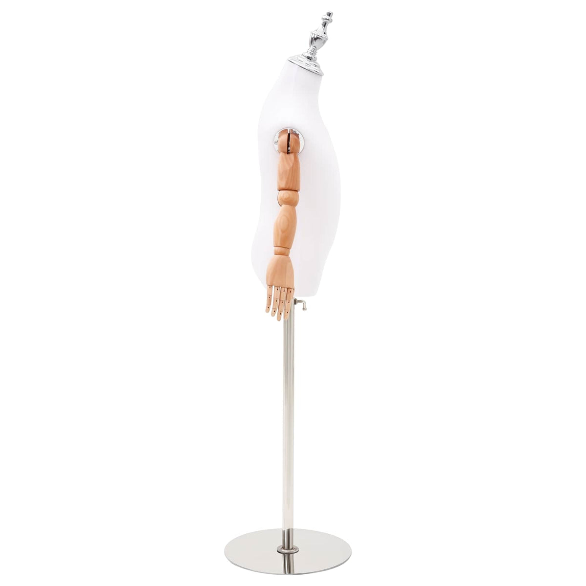 Podesiva lutka 120-150 cm s postoljem Uniseks PP Bijela