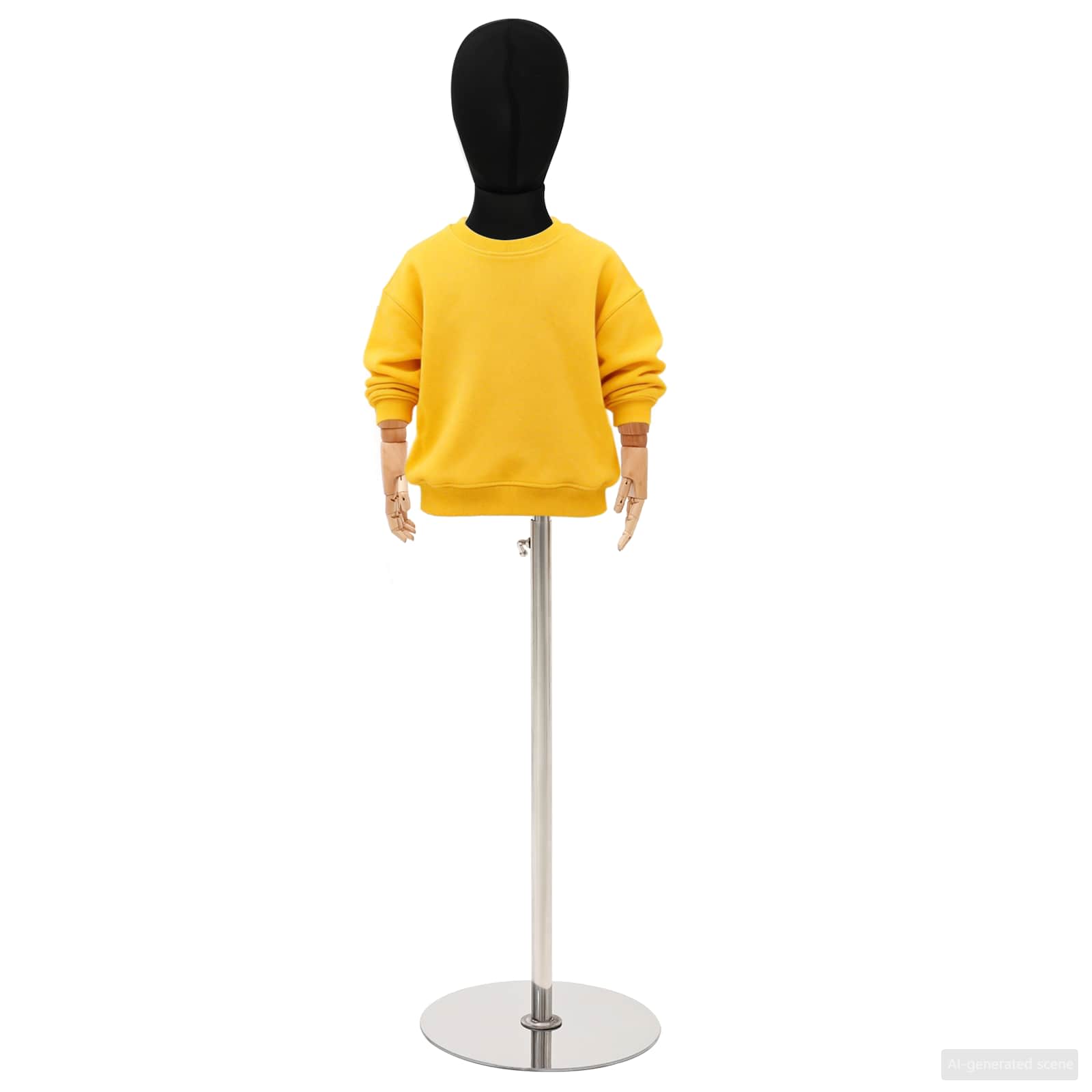 Podesivi Maneken 120-157 cm s Postoljem Uniseks PP Crna