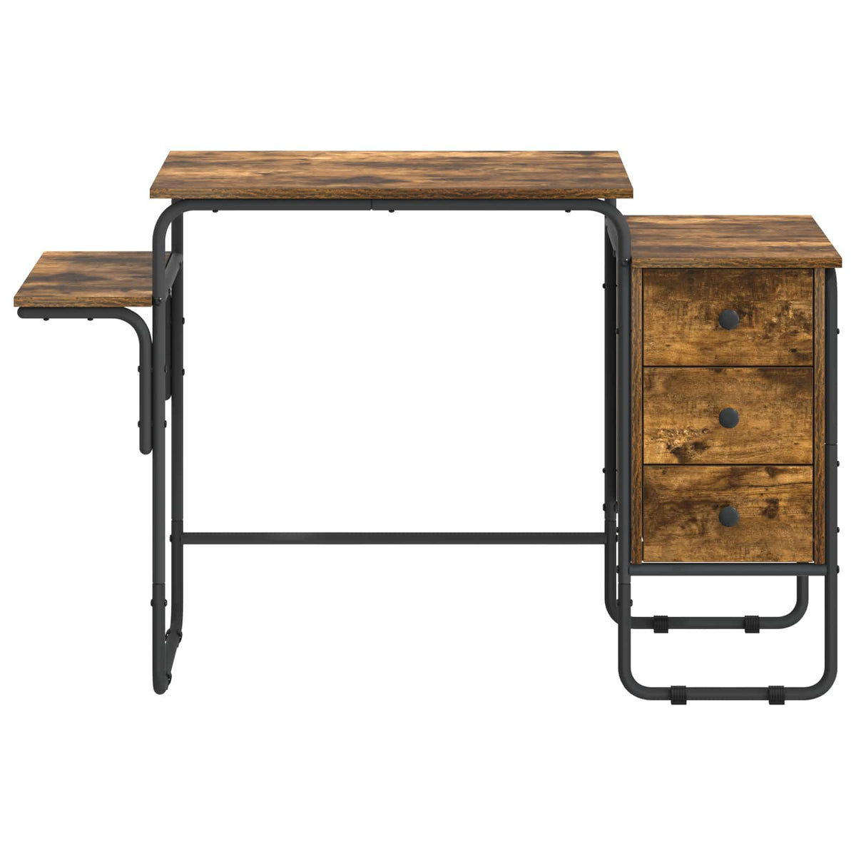 Stol s pohranom Dimljeni hrast 120 x 50 x 75 cm