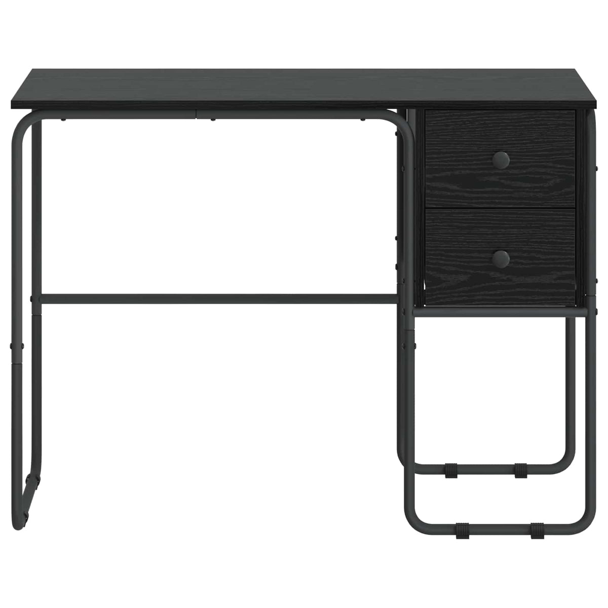 Stol s pohranom Crni hrast 100 x 50 x 75 cm