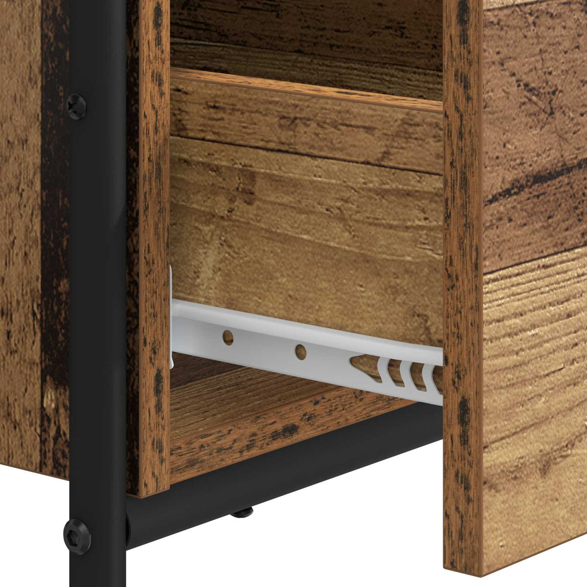 Stol s pohranom Staro drvo 100 x 50 x 75 cm