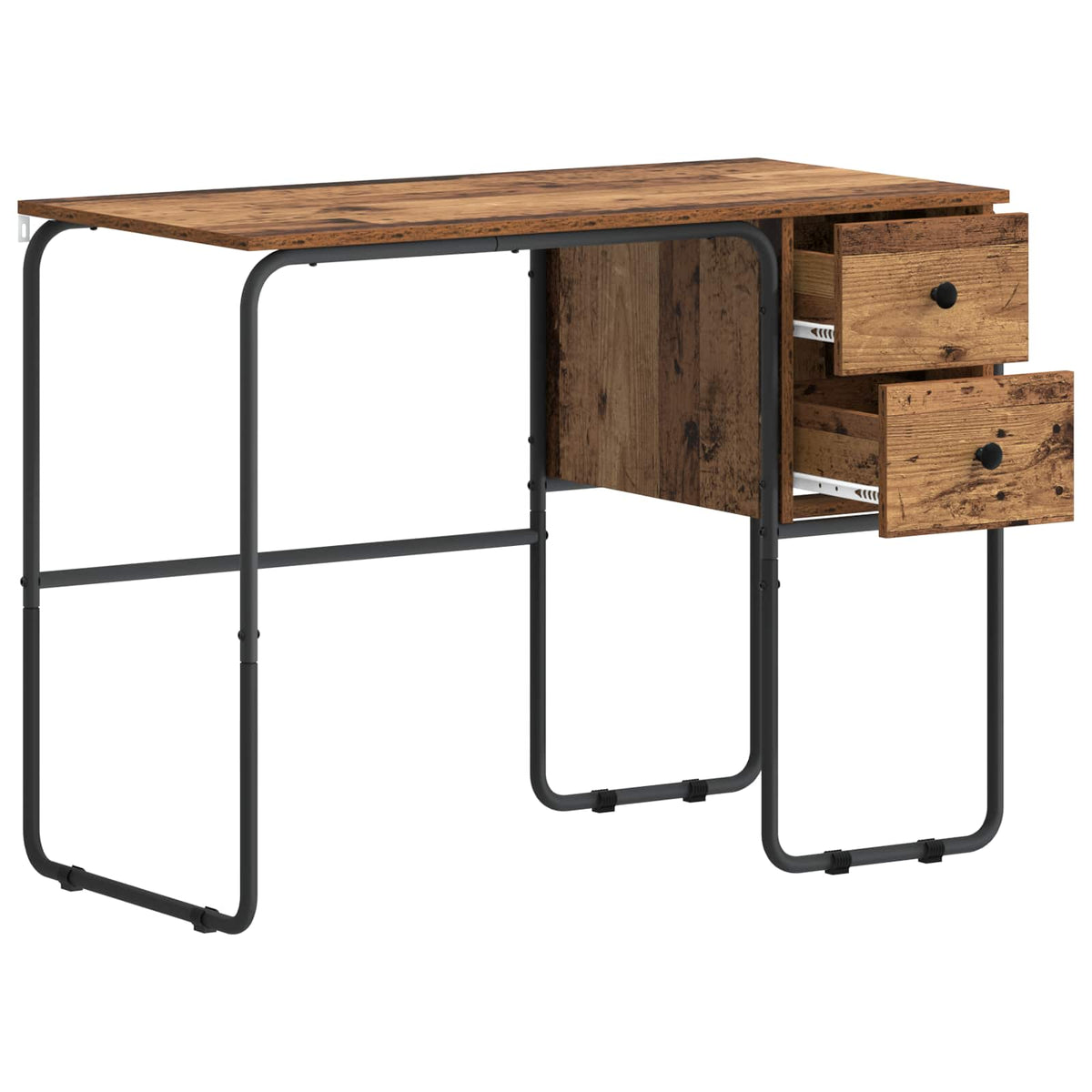 Stol s pohranom Staro drvo 100 x 50 x 75 cm