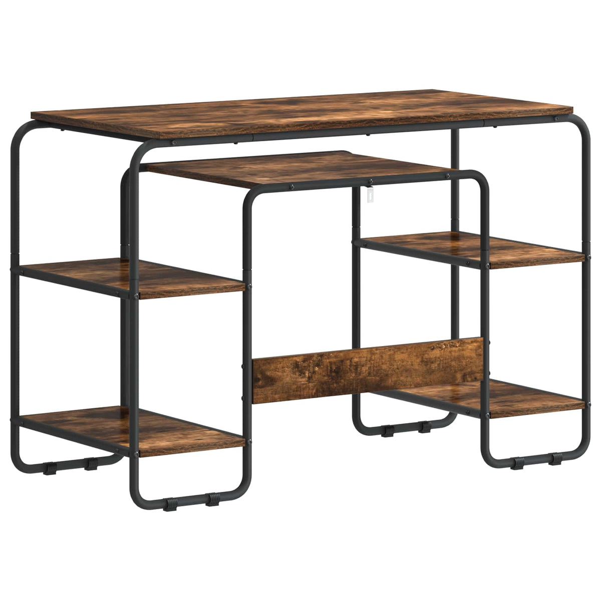 Stol s pohranom Dimljeni hrast 113,5 x 52 x 75,5 cm