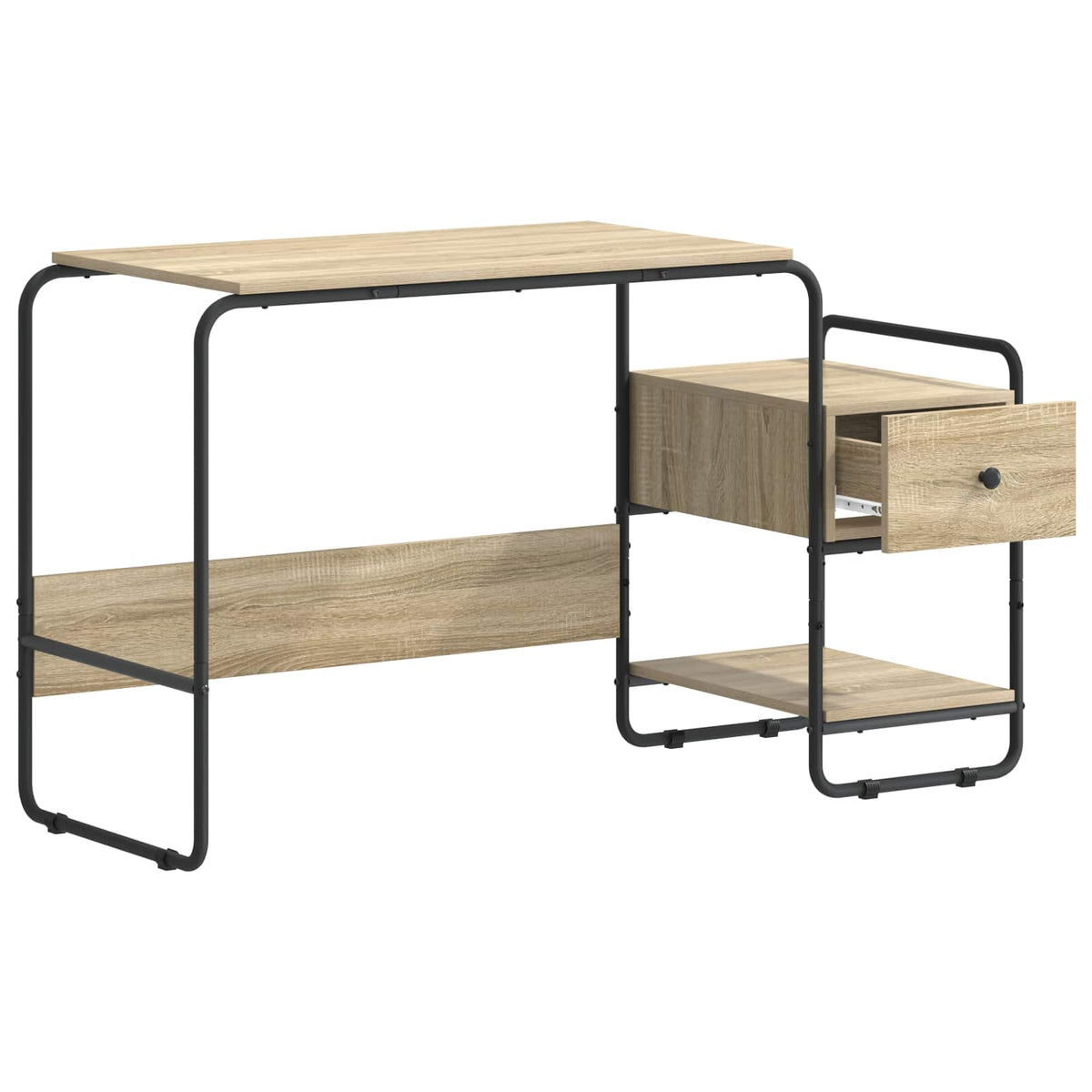Stol s pohranom Hrast sonoma 131.5 x 50 x 75.5 cm