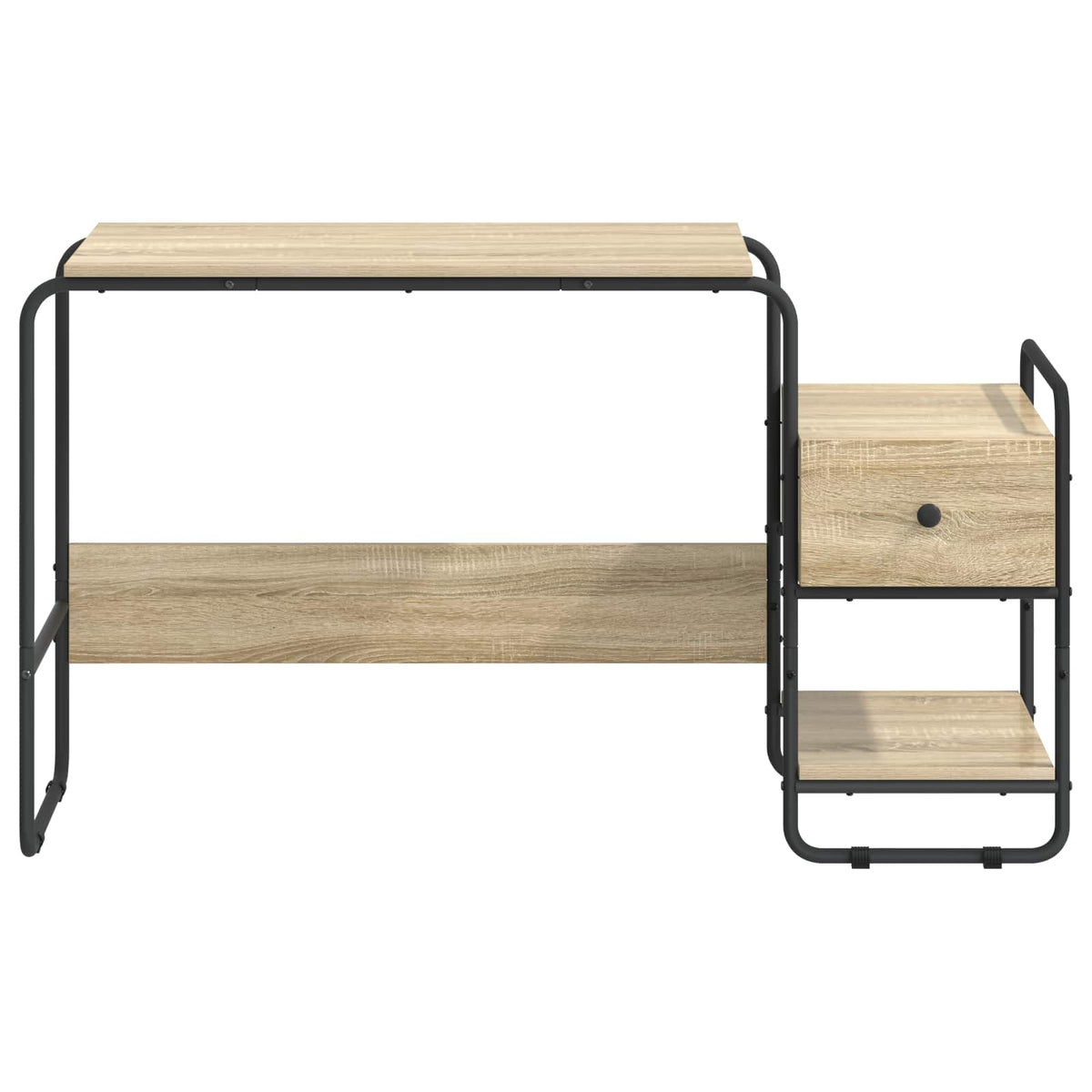 Stol s pohranom Hrast sonoma 131.5 x 50 x 75.5 cm