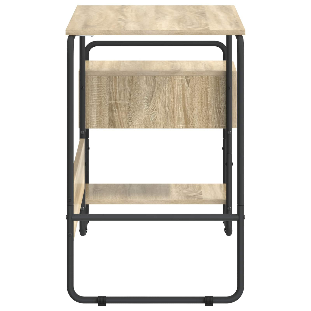 Stol s pohranom Hrast sonoma 131.5 x 50 x 75.5 cm