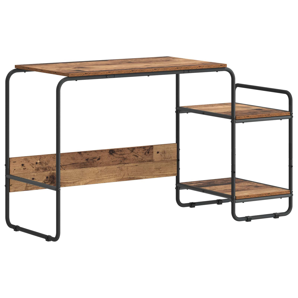 Stol s pohranom Staro drvo 131.5 x 50 x 75.5 cm