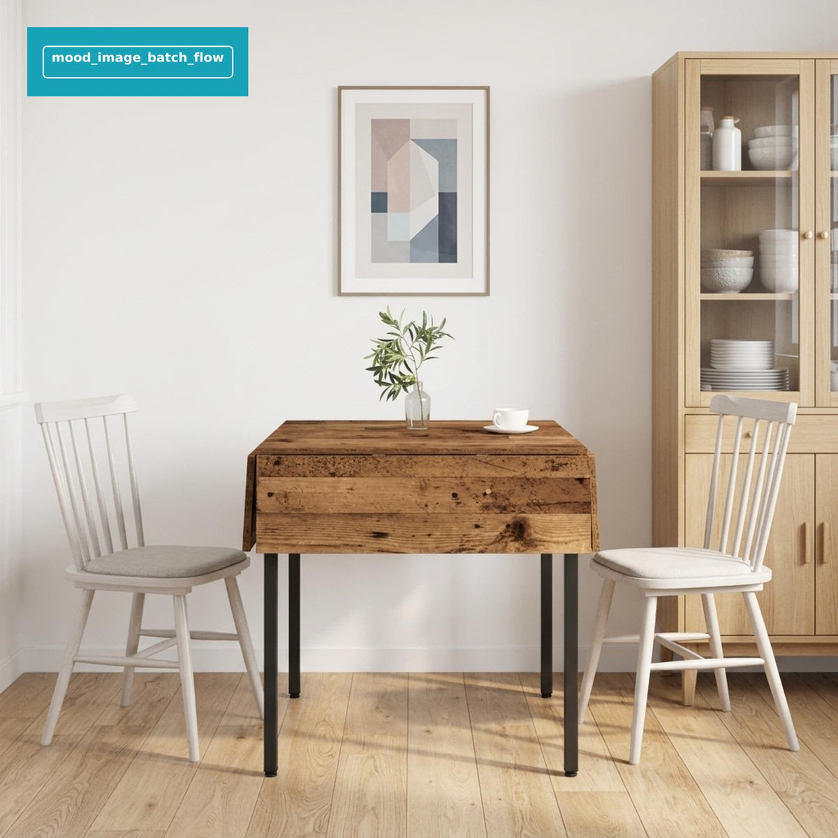 Produživi blagovaonski stol 120 x 81,5 x 75 cm Staro drvo