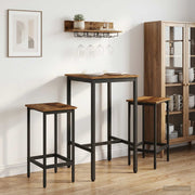 Barska stolica 2 kom. Staro drvo 40 x 32 x 64 cm