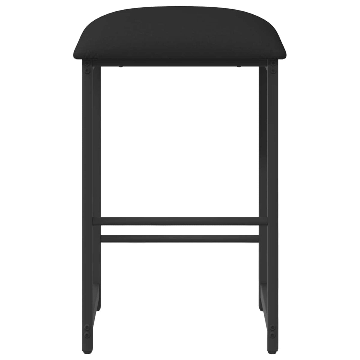 Barska stolica Crna 40 x 32 x 74 cm Konstruirano drvo