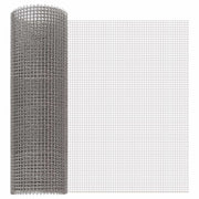 Mrežna tkanina 40 x 500 cm 3 Mesh Nehrđajući čelik 201 Srebrna