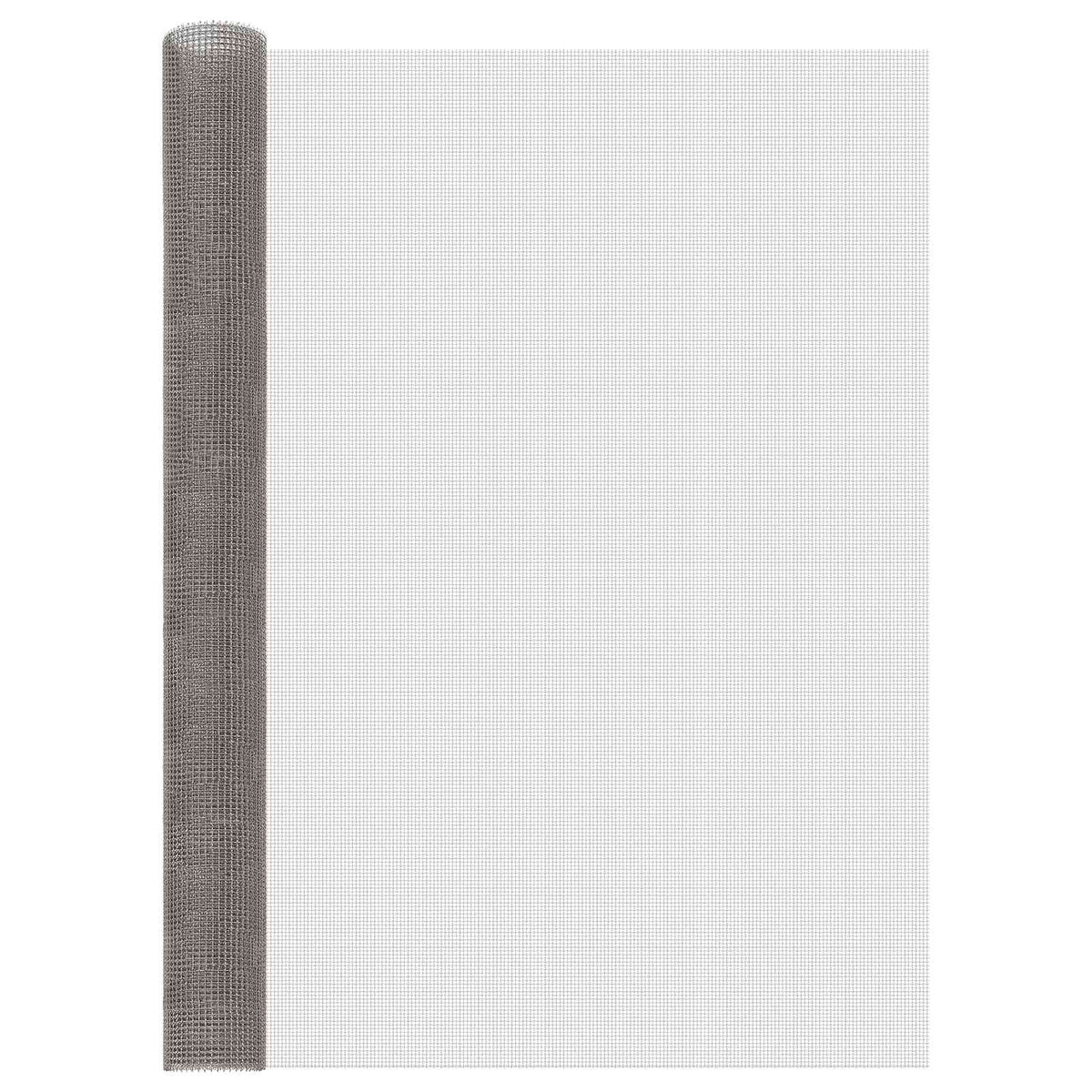 Mrežna tkanina 120 x 500 cm 3 Mesh Nehrđajući čelik 201 Srebrna