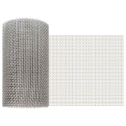 Mrežna tkanina 20 x 1000 cm 6 Mesh Nehrđajući čelik 201 Srebrna