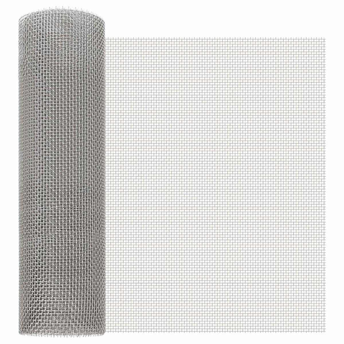 Mrežna tkanina 40 x 200 cm 6 Mesh Nehrđajući čelik 201 Srebrna