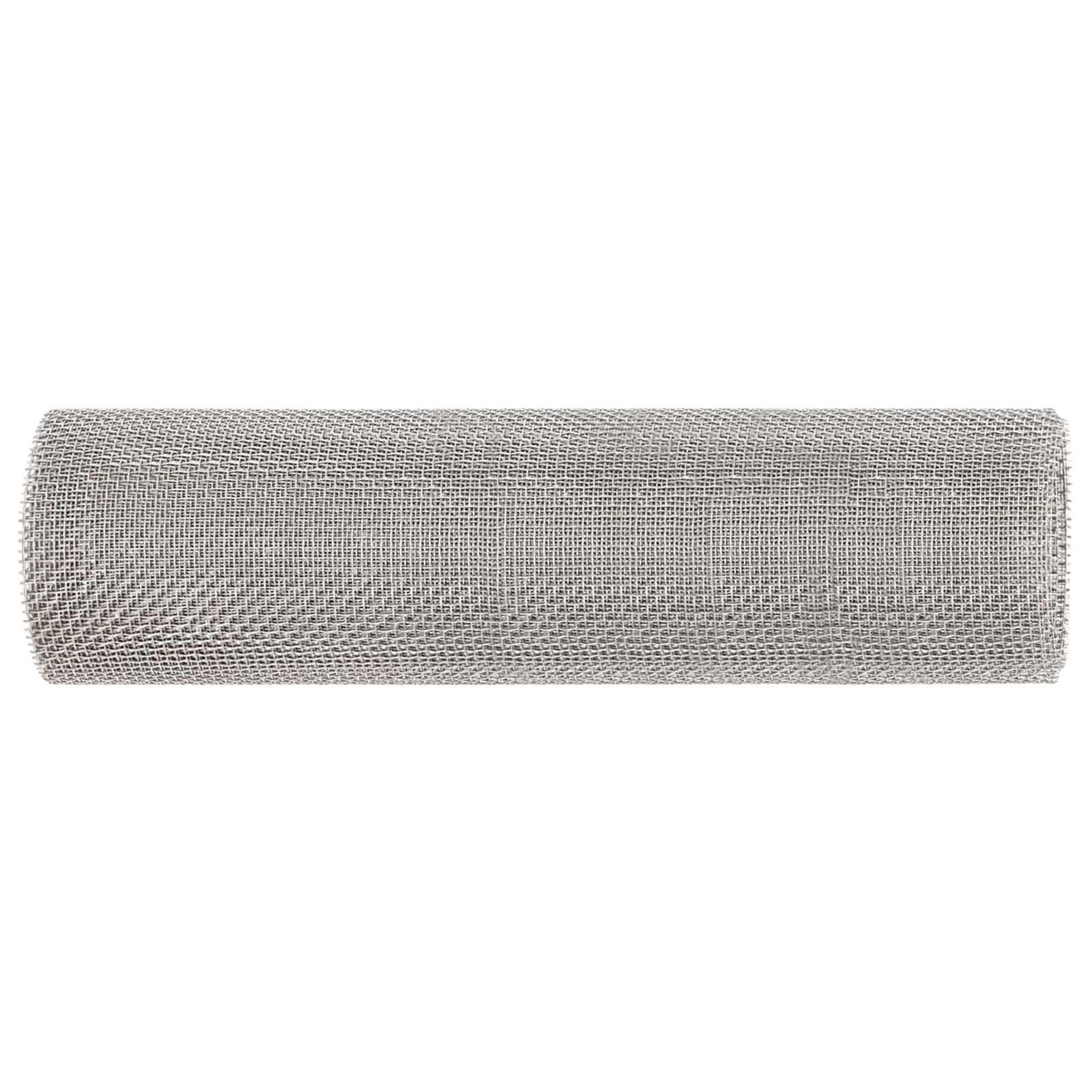 Mrežna tkanina 40 x 1000 cm 6 Mesh Nehrđajući čelik 201 Srebrna