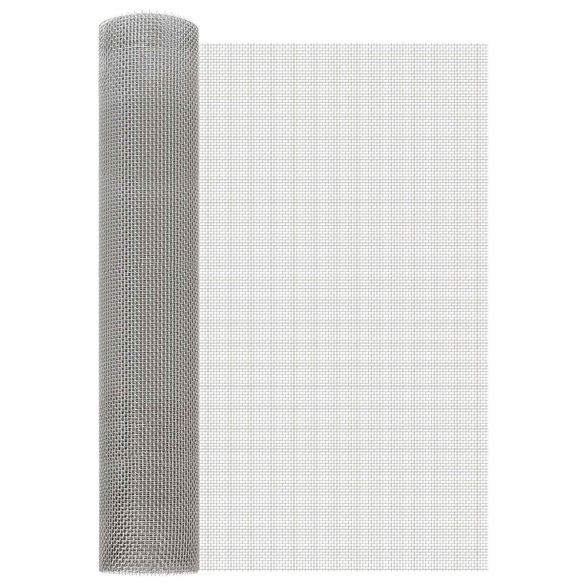 Mrežna tkanina 60 x 200 cm 6 Mesh Nehrđajući čelik 201 Srebrna