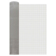 Mrežna tkanina 60 x 1000 cm 6 Mesh Nehrđajući čelik 201 Srebrna