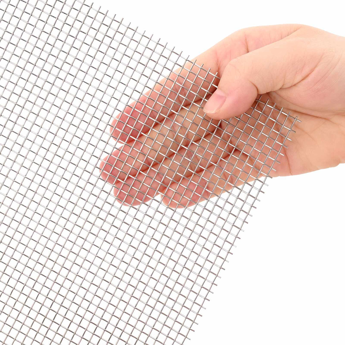Mrežna tkanina 80 x 200 cm 6 Mesh Nehrđajući čelik 201 Srebrna