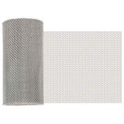 Mrežna tkanina 20 x 500 cm 8 Mesh Nehrđajući čelik 201 Srebrna