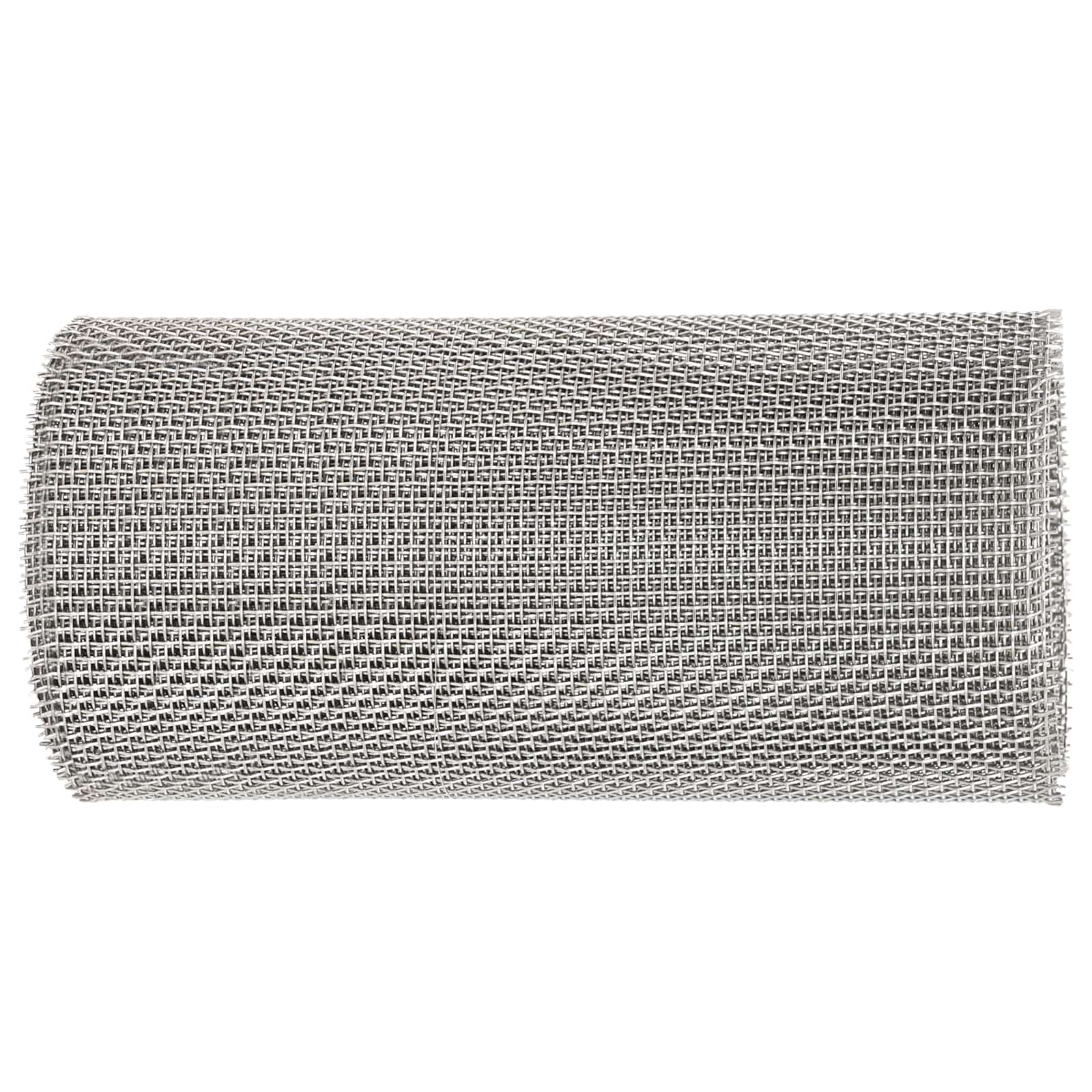 Mrežna tkanina 20 x 1000 cm 8 Mesh Nehrđajući čelik 201 Srebrna